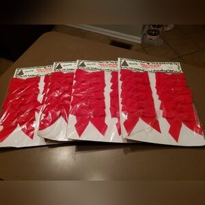 Vintage Red Velvet Bows